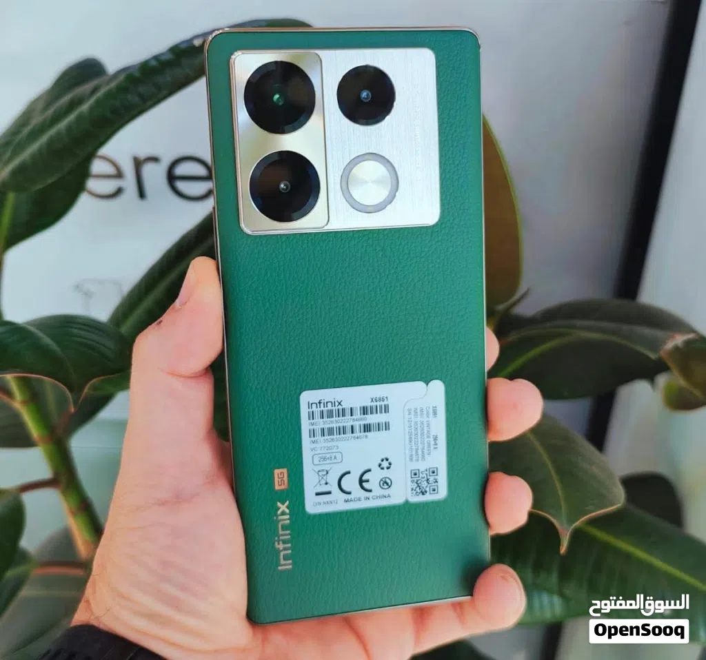 مستعمل بحال الجديد Not 40 pro plas 5G رام 24 جيجا 256 بدون كرتونه هدية كفر ولزقة متوفر توصيل