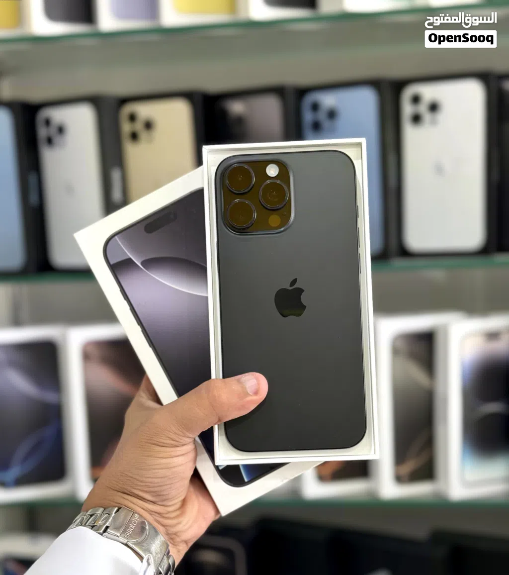 عرض خاص : iPhone 16 pro max 256GB هاتف بحالة الوكالة بأقل سعر