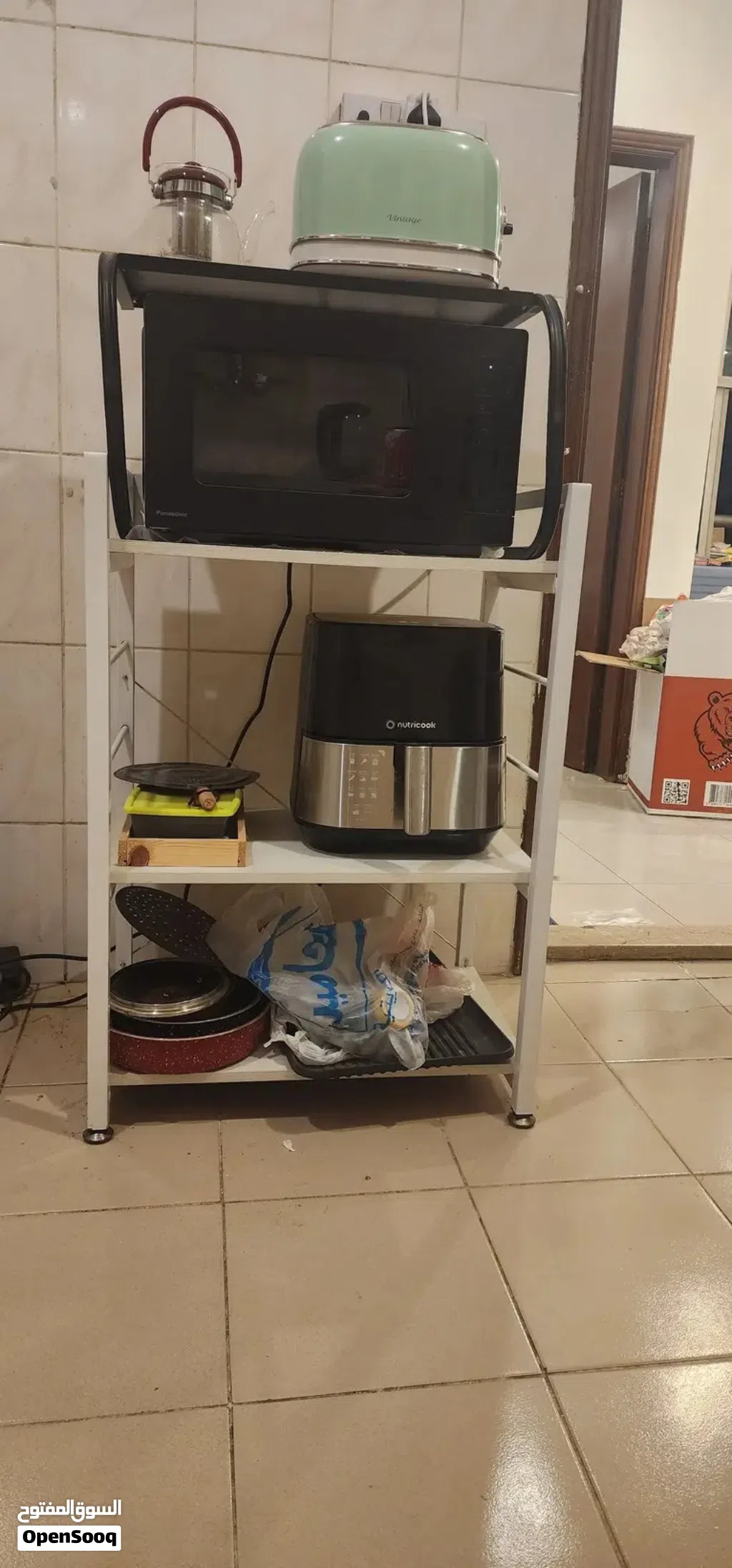 وحدة مطبخ ارفف