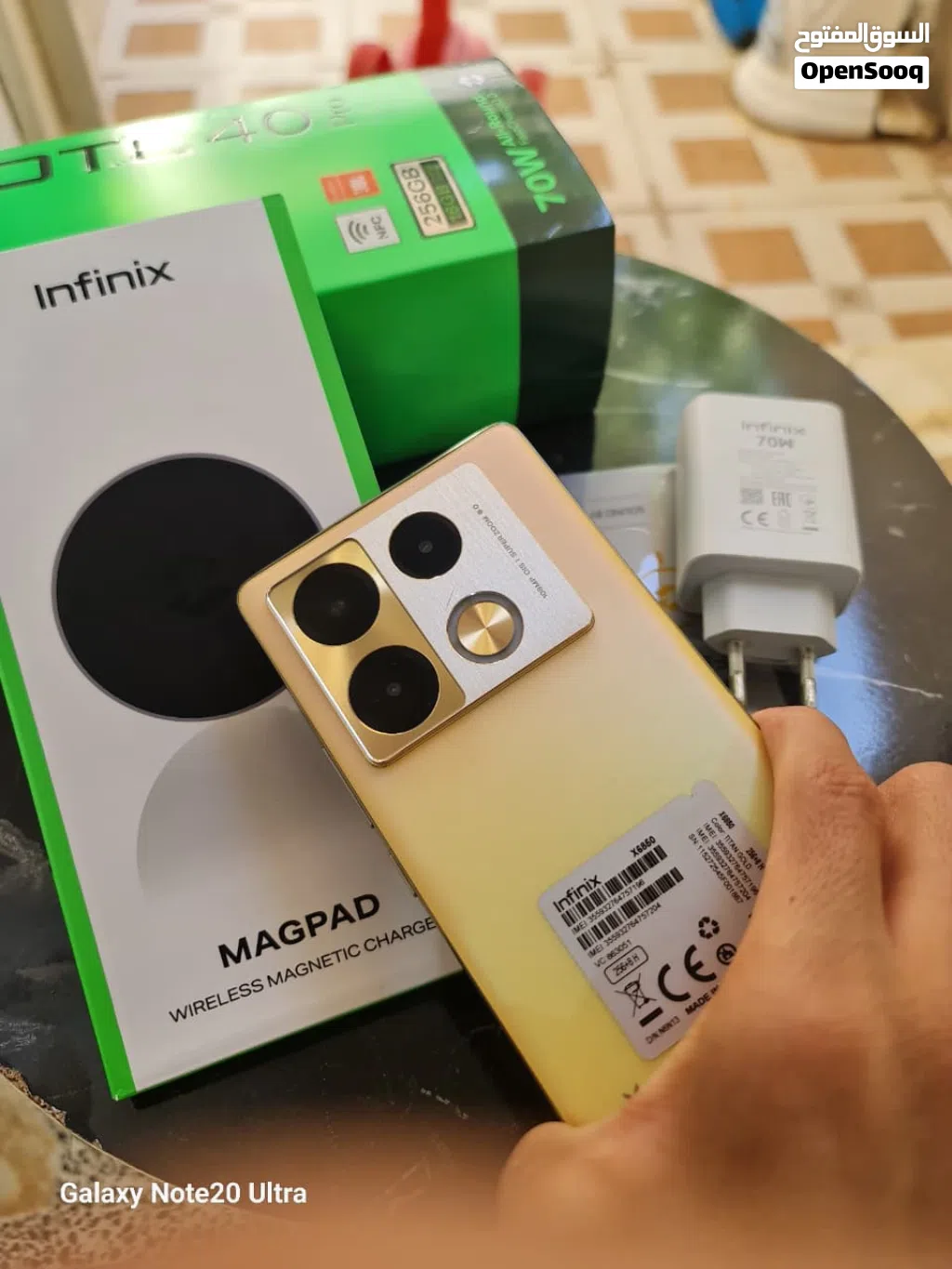 للبيع Infinix Note 40 Pro جهاز يجمع بين الشكل الفخم والأداء القوي،مناسب للألعاب والتصوير والاستخدام