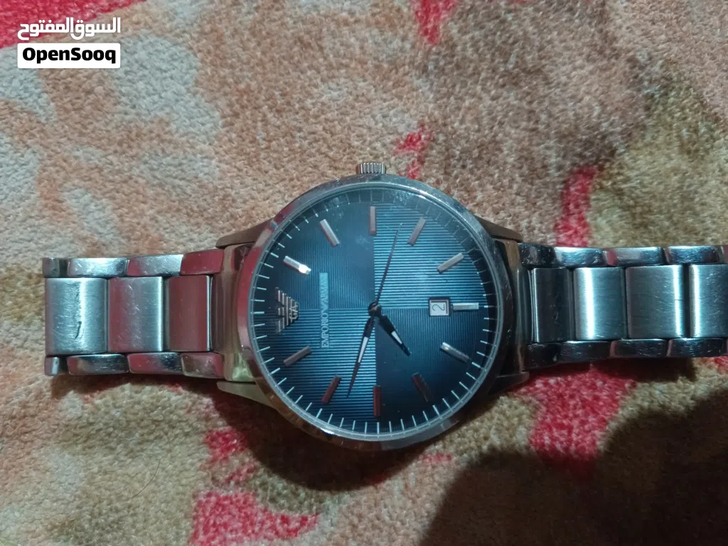 ساعة أصلية من نوع إمبوريو أرماني(Emporio Armani)وتحديداً موديل AR2472 استعمال أول ضد الماء 50متر