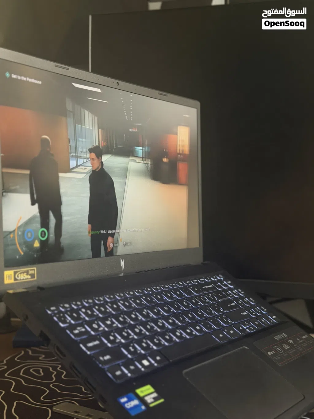 لابتوب acer nitro v15 بمعالج i7 13th بكرت rtx 4060