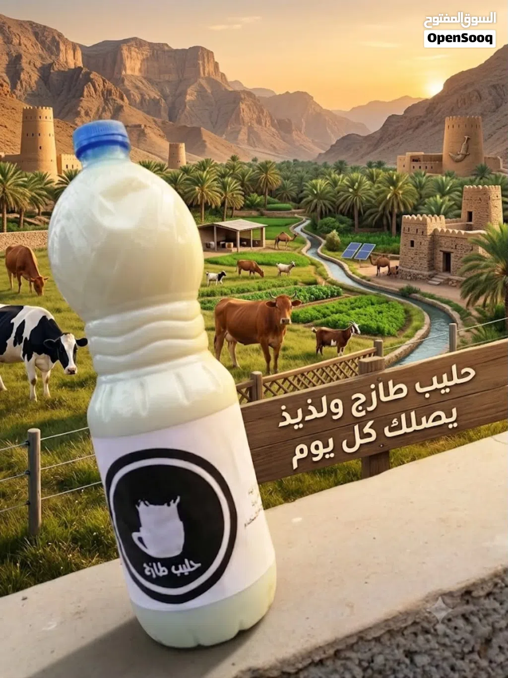 حليب ابقار للبيع