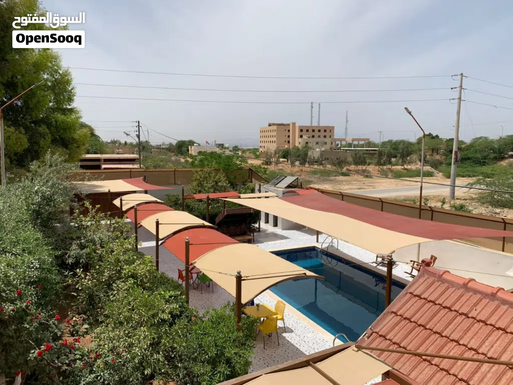مزرعة ومسبح وشاليه الرامة