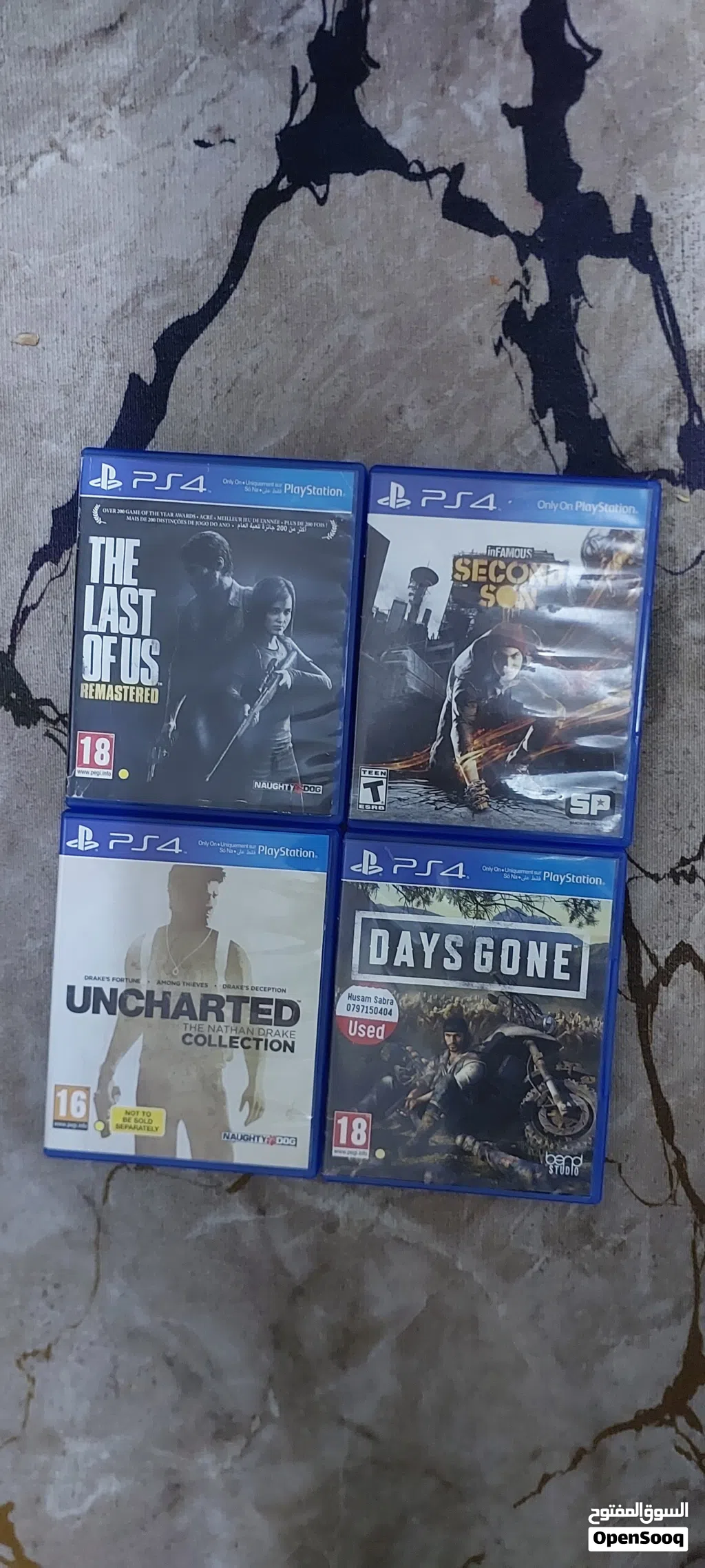 سيديات بلستيشن 4 cd Playstation 4