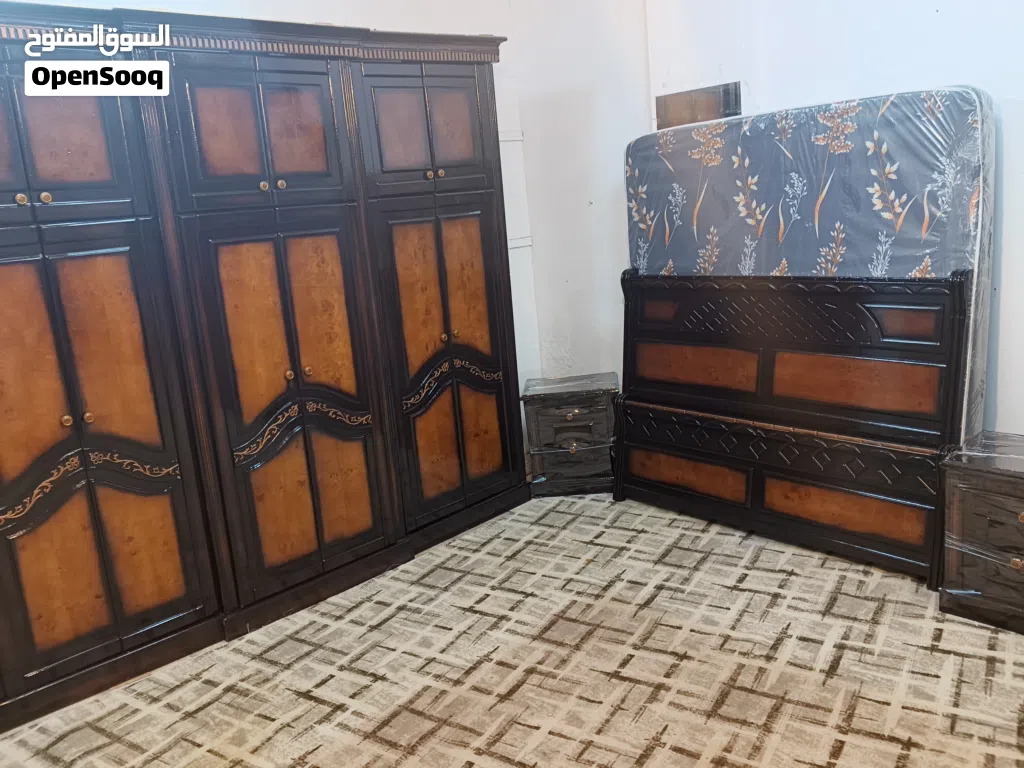غرفة نوم طابقين خشب لاتا وزان