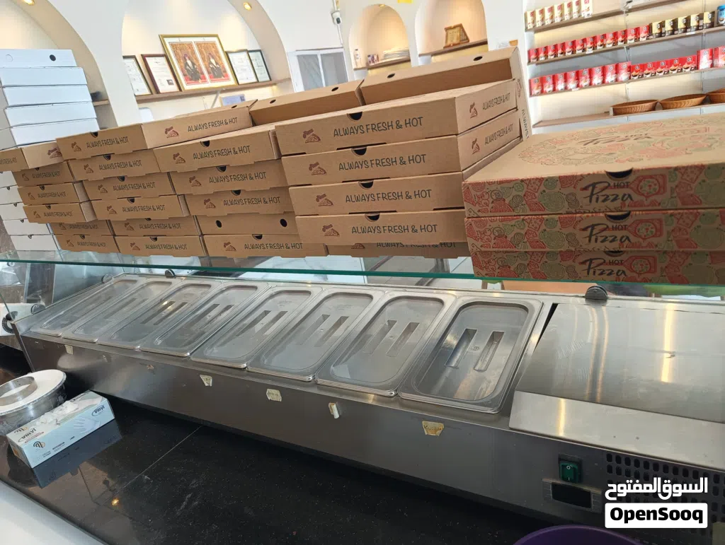 SALAD BAR 8 CONTAINER مبرد سلطة