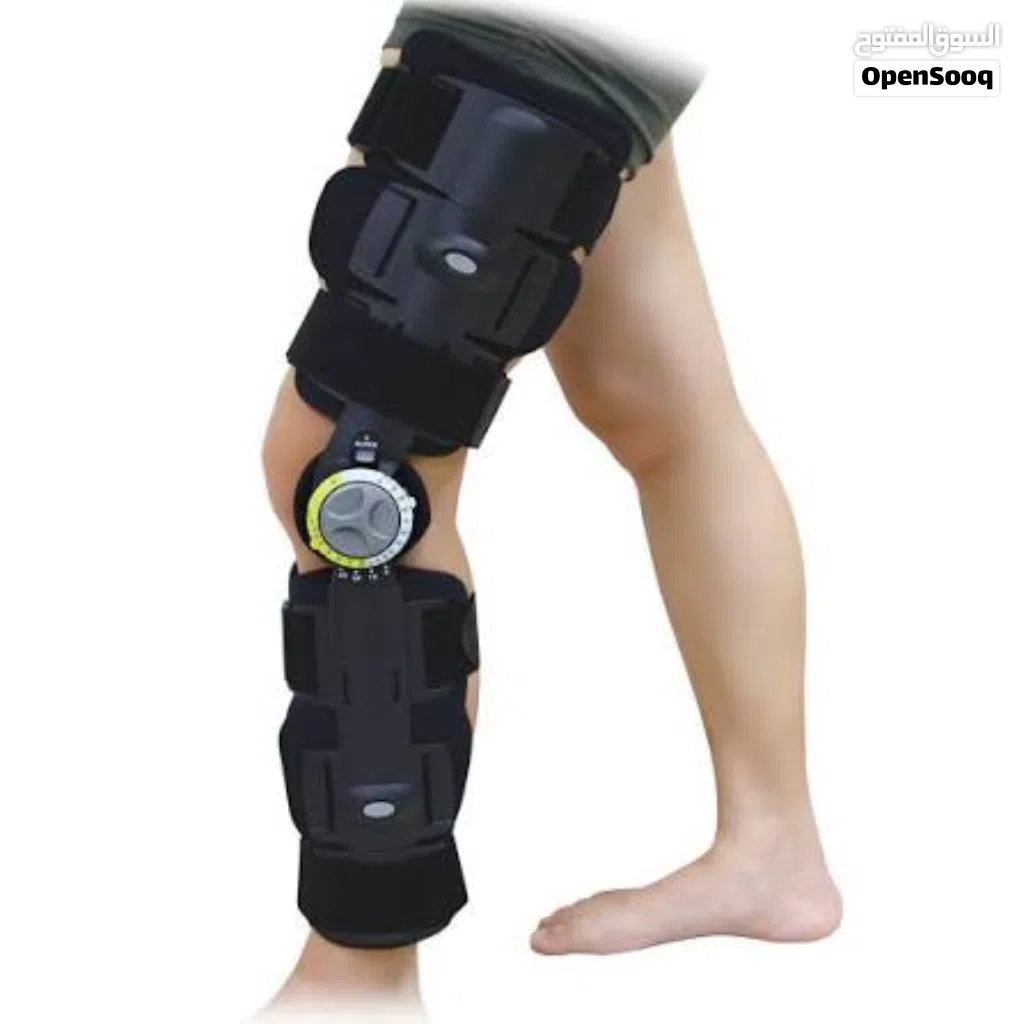 دعامة ركبة قابلة لتعديل مدى الحركة مثبت ركبة طبي احترافي للتأهيل ROM Knee Brace لدعم وتثبيت الركبة