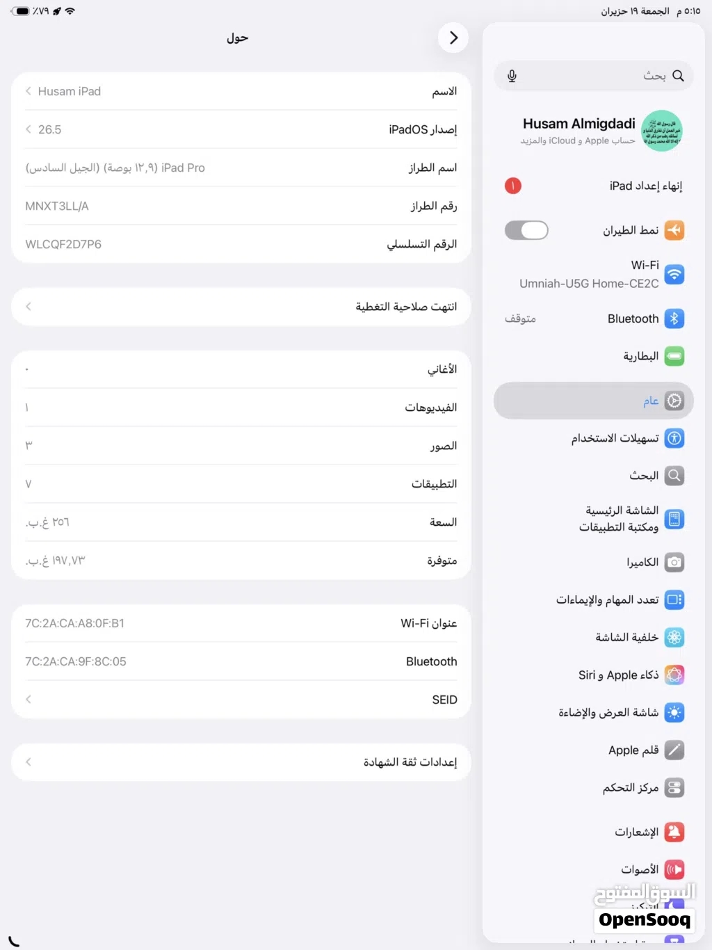 iPad Pro m2 12.9 inch