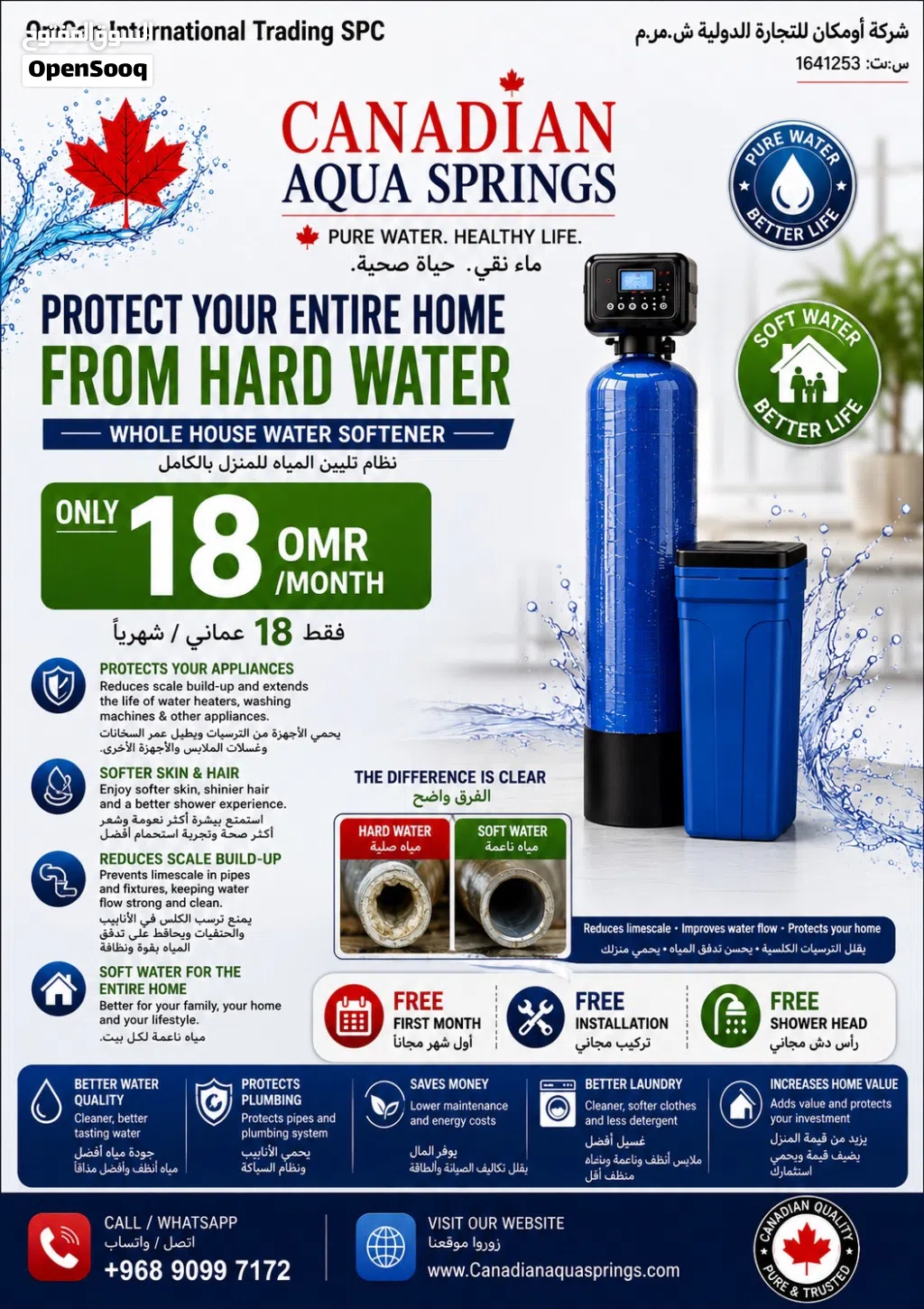 Water Softener Entire Home Pure Clean Filter Water