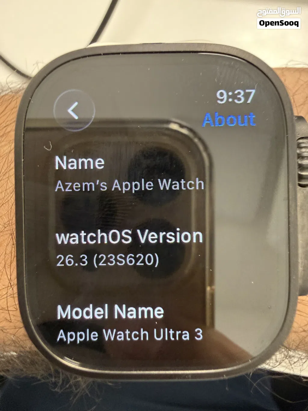 ابل ووتش الترا 3 وارد امريكي لون بلاتينيوم 49mm