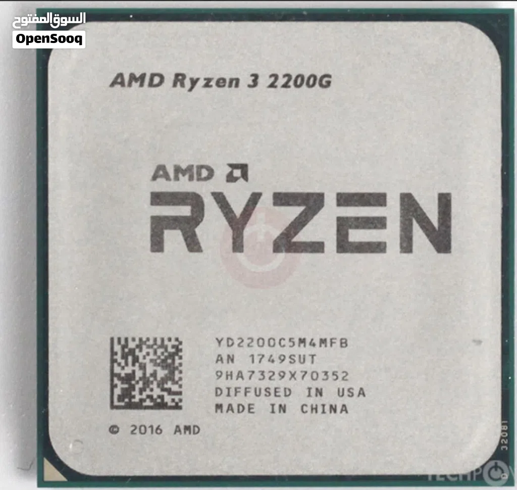 Ryzen 3 2200g للبيع حال الجديد استخدام مكتبي