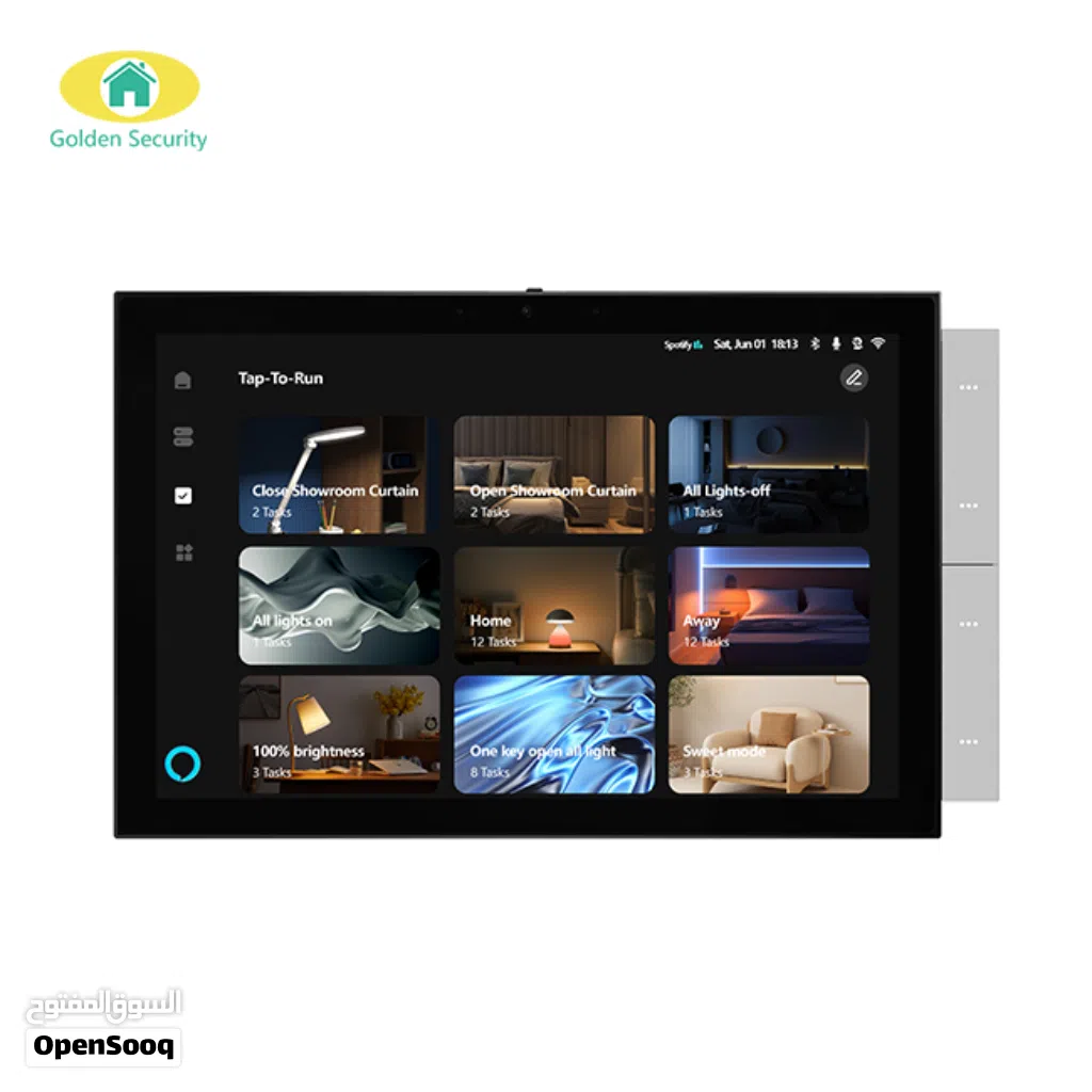 شاشة تحكم منزلية ذكية 10.1 بوصة – Tuya Central Control Panel قابل للتفاوض