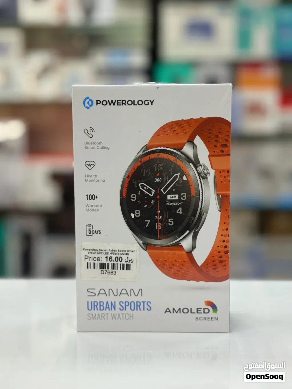 Brand New Powerology Smart Watch in Oman Health Tracker 1 Year Warranty