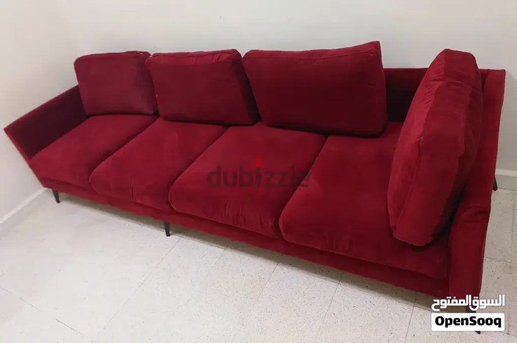 6 seater sofa good condition. used only for 2 months available from 09th july.