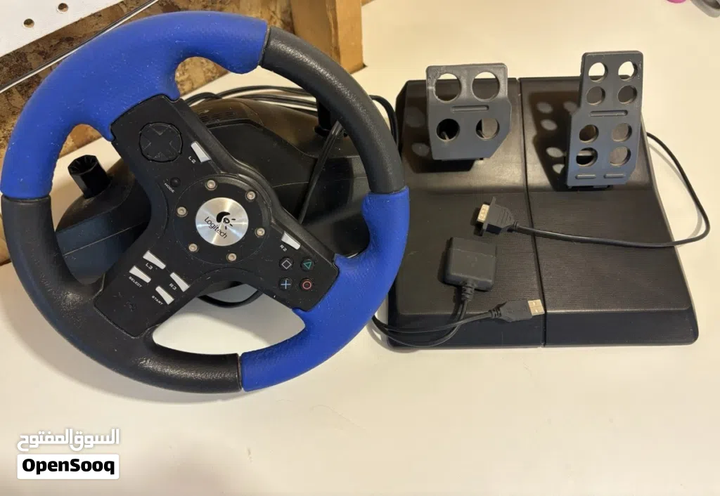 LogiTech Driving Force E-UC2 Steering Wheel for PS2/PS3/PC