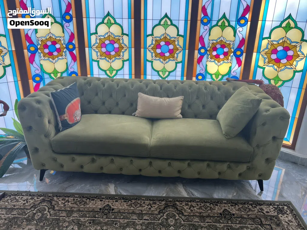 كنب جلاسات 3 قطع-Sofa Glass 3 Pieces