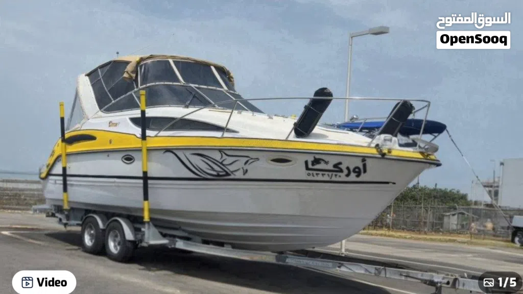 Mini Yacht Twin Outboard 2000 Bayliner 2855 Ciera Sunbridge – Trailer Included!