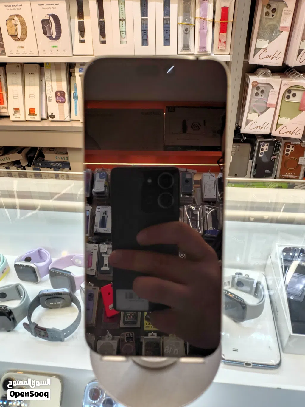 iPhone 16 pro max تخزين 1 tera لون فضي بطارية 87% خالي من الخدوش بحالة الوكالة