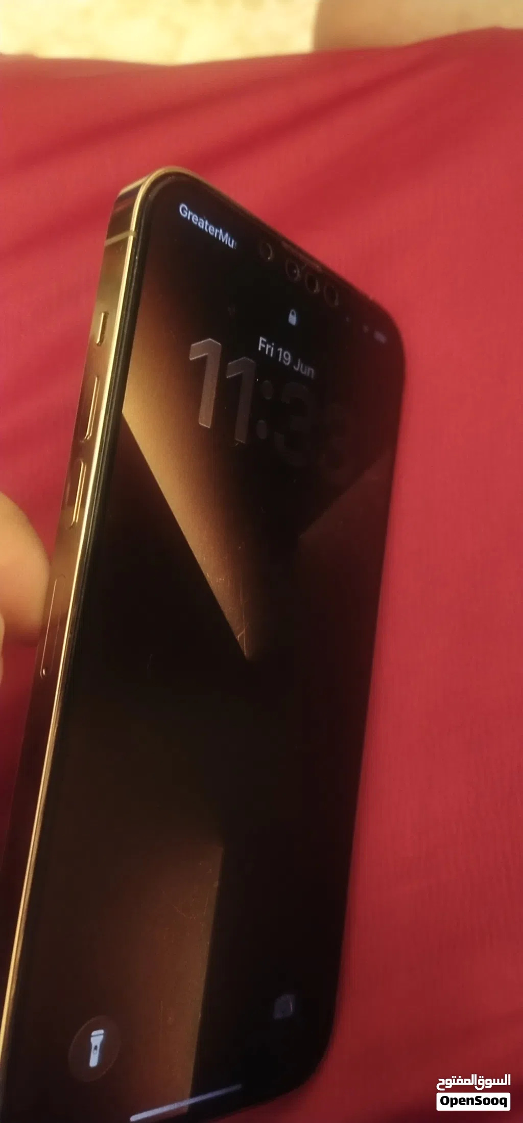 Used Apple iPhone 13 Pro Max 512GB in Gold - Excellent Condition with Charger and Box
