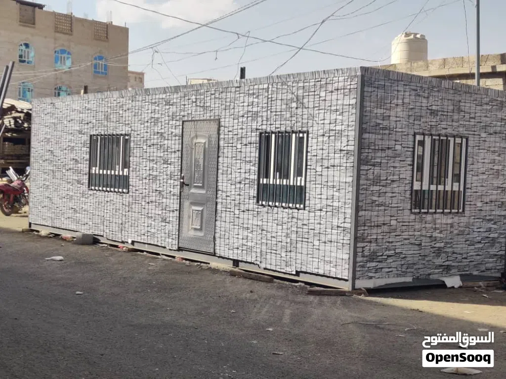 كرفانات جاهزة للسكن كنتيرات مقاسات مختلفه واشكال متعددة مناسبة للجميع واسعار منافسة في السوق كله في