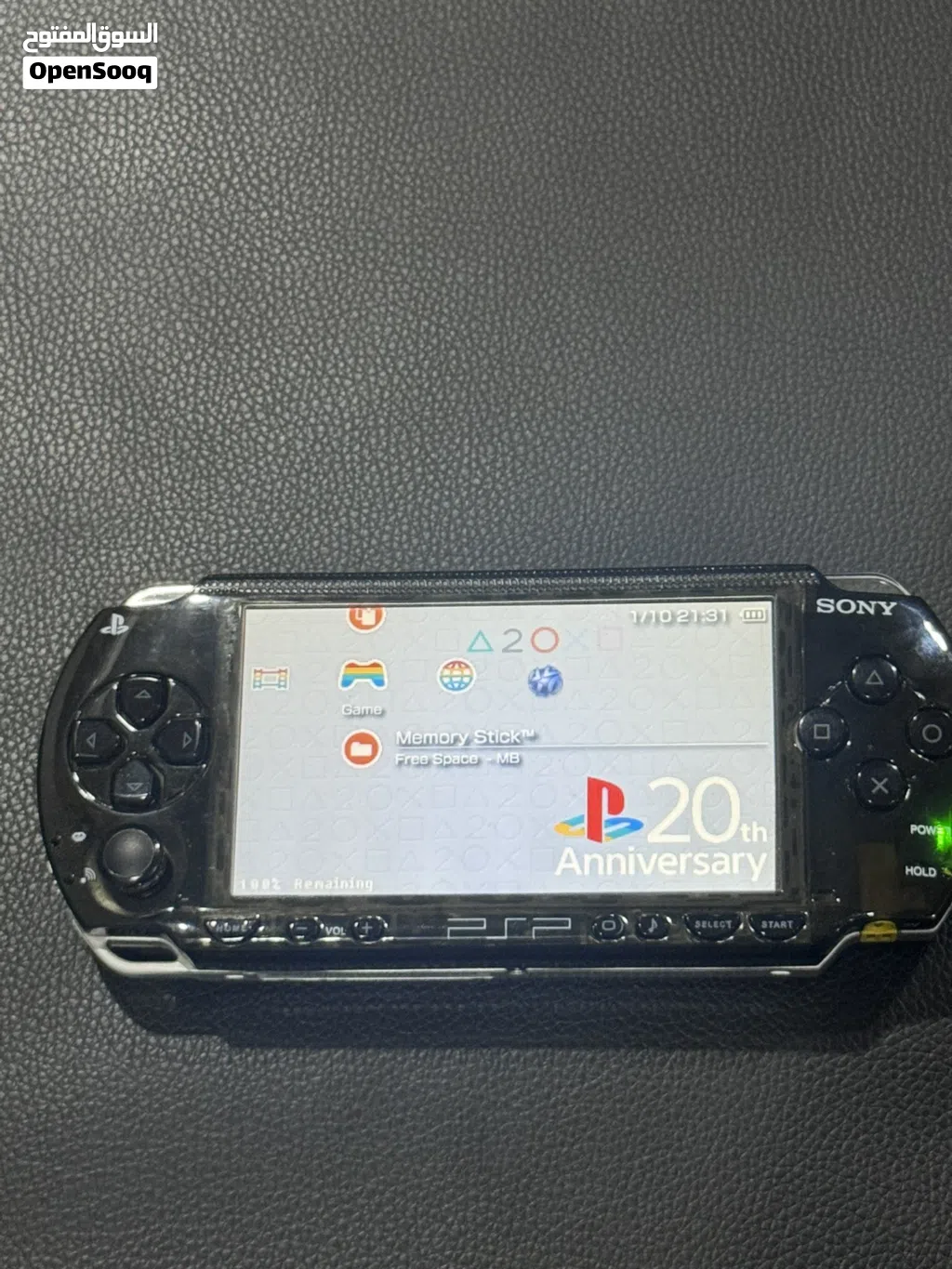 Sony PSP1000 with new clear black Front! 38 BHD ONLY