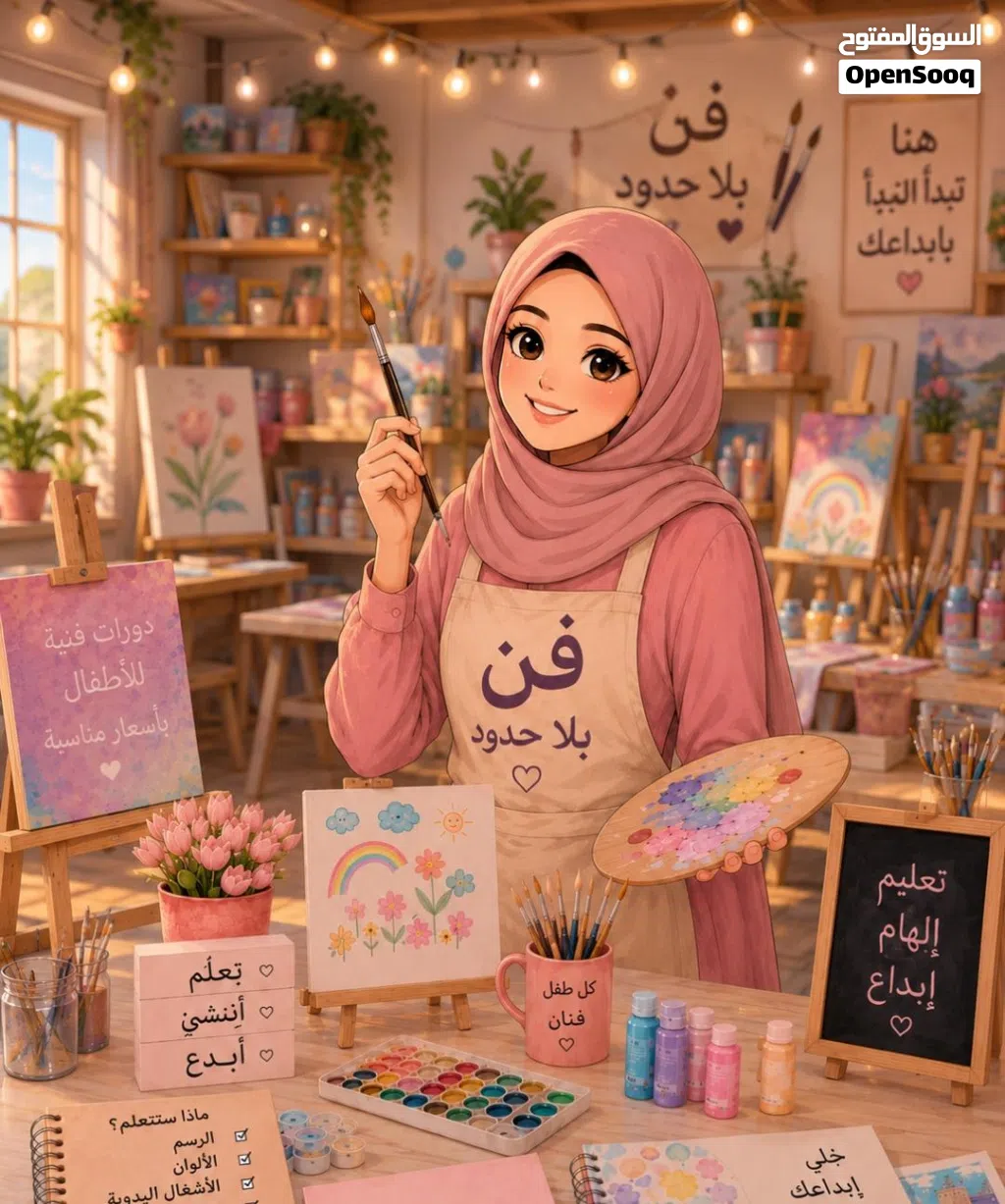 دورات تعليم الرسم والفنون