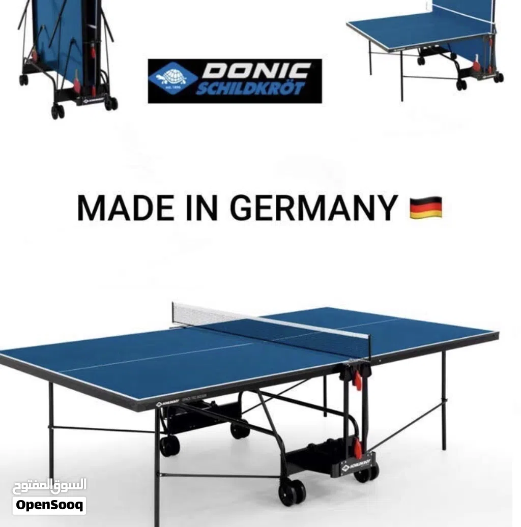 طاولة تنس Made in Germany صناعه المانية أفضل جوده مميزه بسعرها مميزه بقوتها ومتانتها