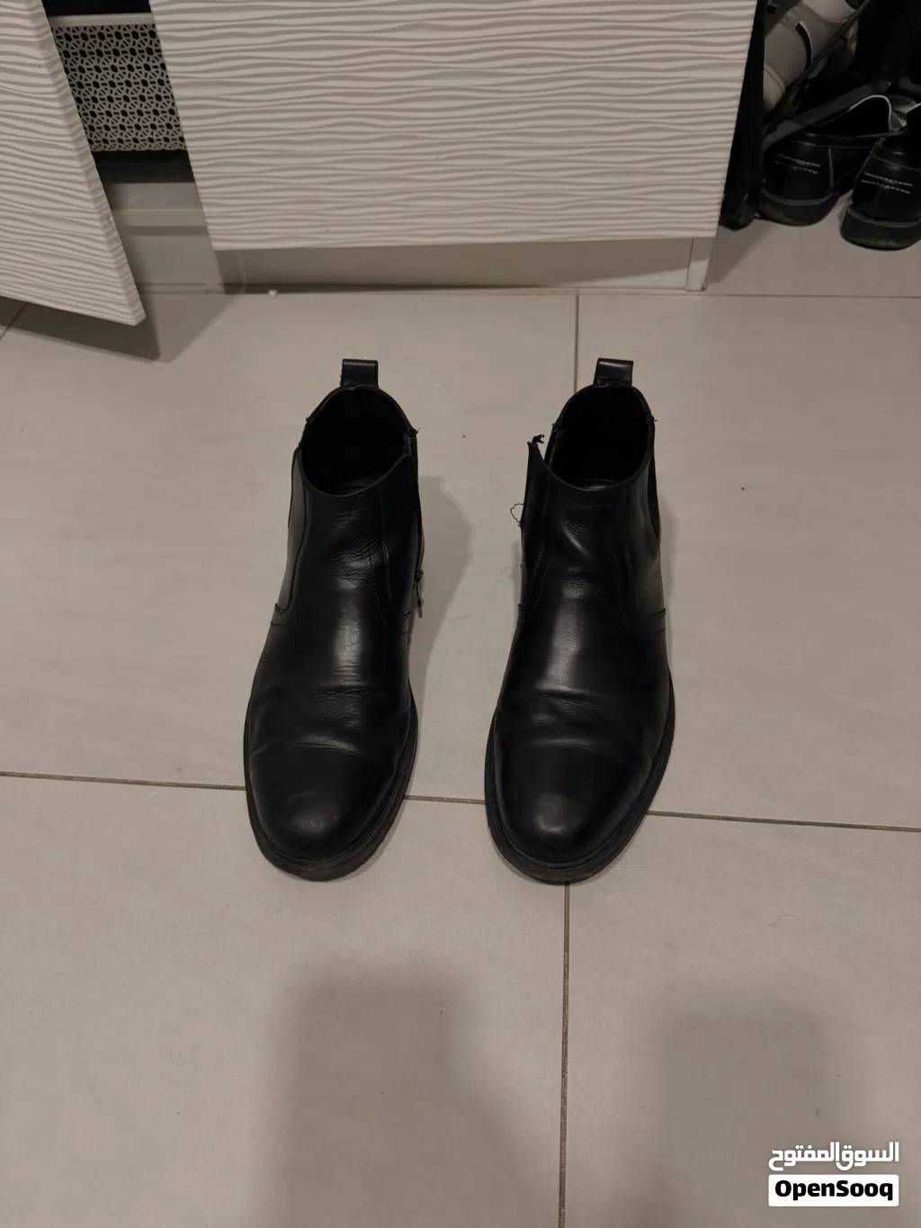 بوتس - كندرة جلد طبيعي تركي Leather Boots