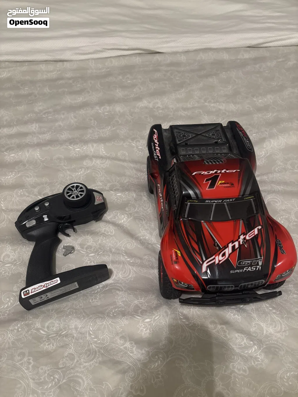 Rc car كل شي موجود غير الجراجه
