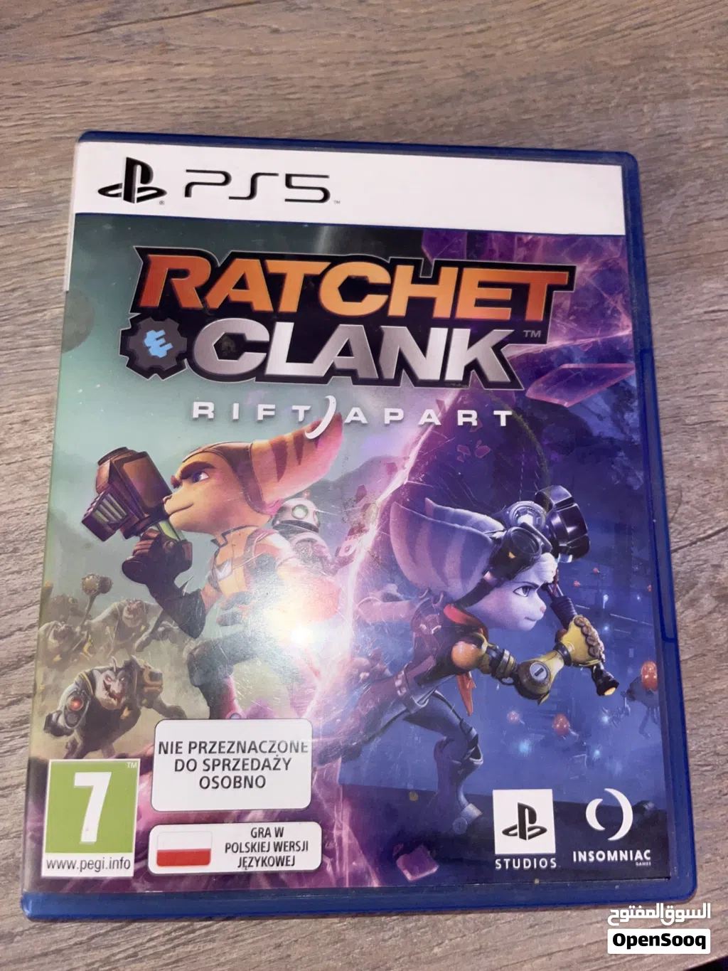 لعبة جهاز بلاستيشن فايف ratchet and clank rift apart بحالة جديدة وسعر مغري
