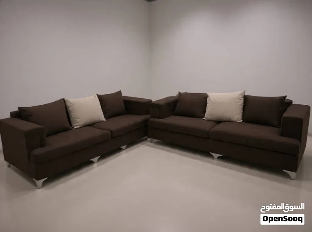 كنبتين بتصميم تركي بحالة جيدة تبارك الله