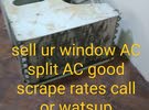 I am buying scrape window AC split AC