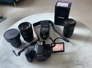 Canon 70d with 3 Great Lenses