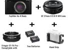 Fuli Film Xe-4 Package  Lense + 2 batteries + Grip + Adapter