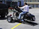 single motorcycle trailer