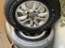 Toyota land cruiser rims with tyre for sale