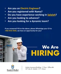 Engineering,Electrical Engineer Full Time-Dhofar