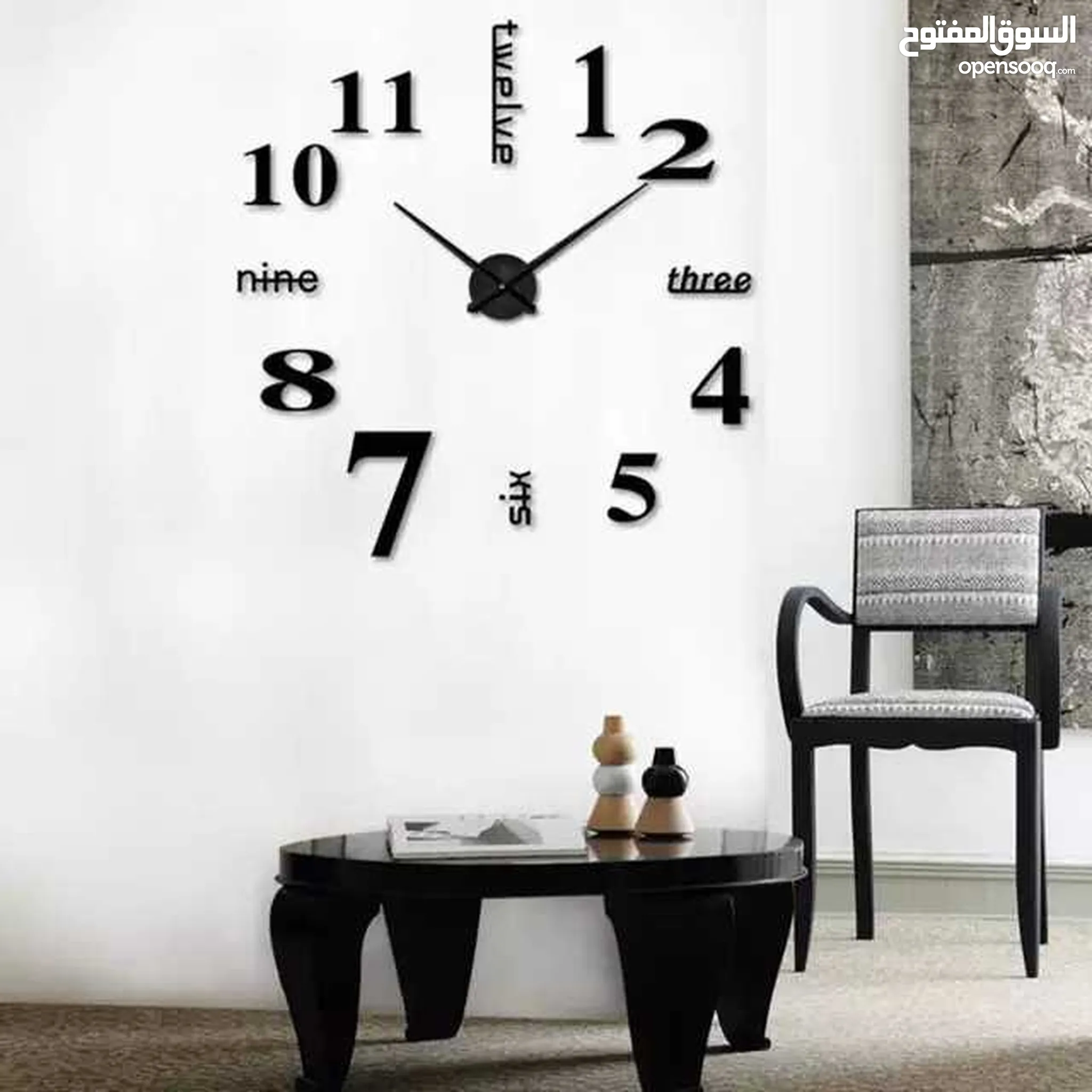 ساعات حائط للبيع : ساعات حائط خشب فخمة او رقمية من ايكيا : الكويت | السوق  المفتوح