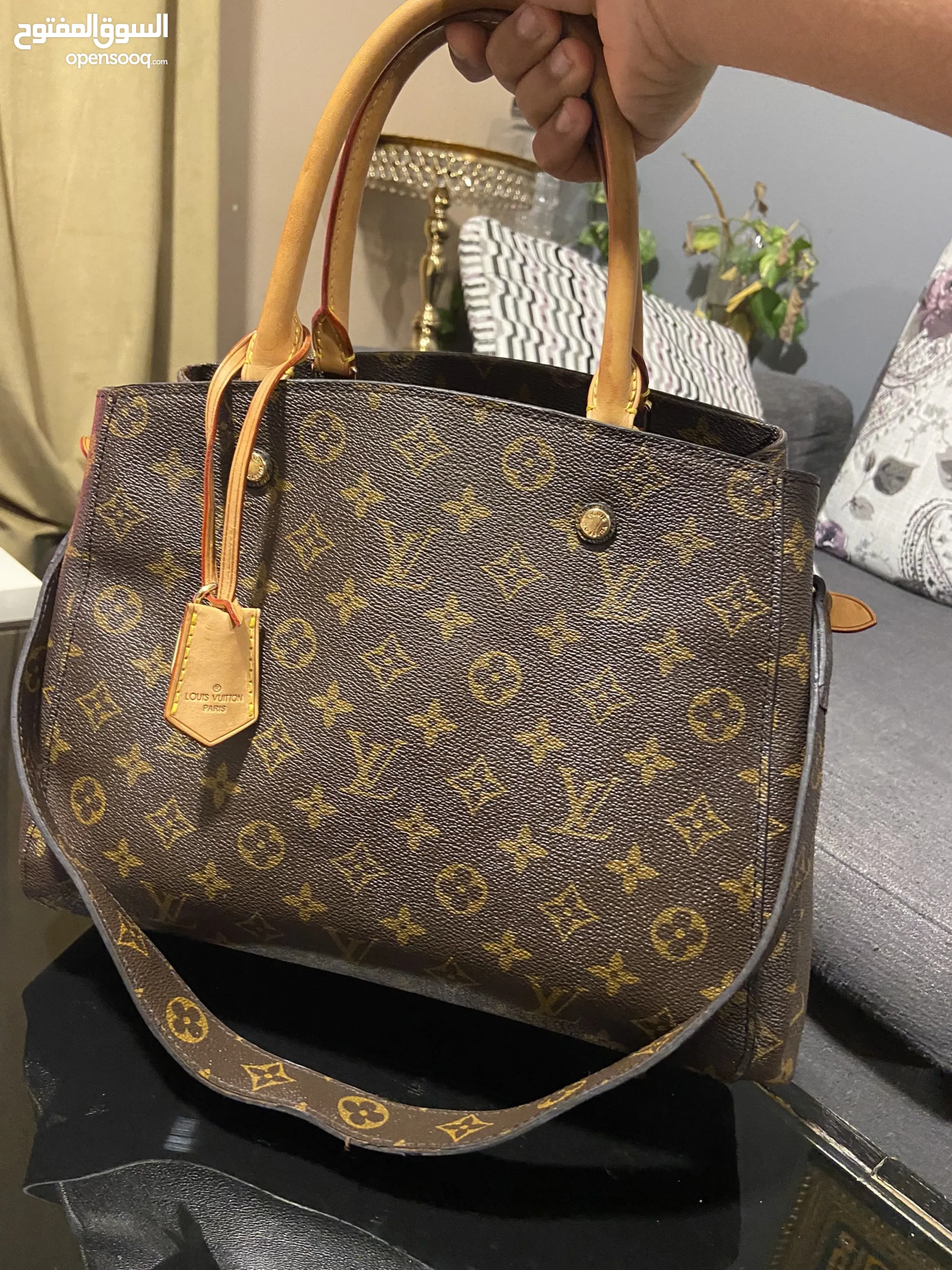 Buy Kinue Fashion Tote Bag Female My Other Bag is Chanel Canvas Shoulder Bag  Simple Light File Shopping Travel Handbag (Black) Online at desertcartKUWAIT