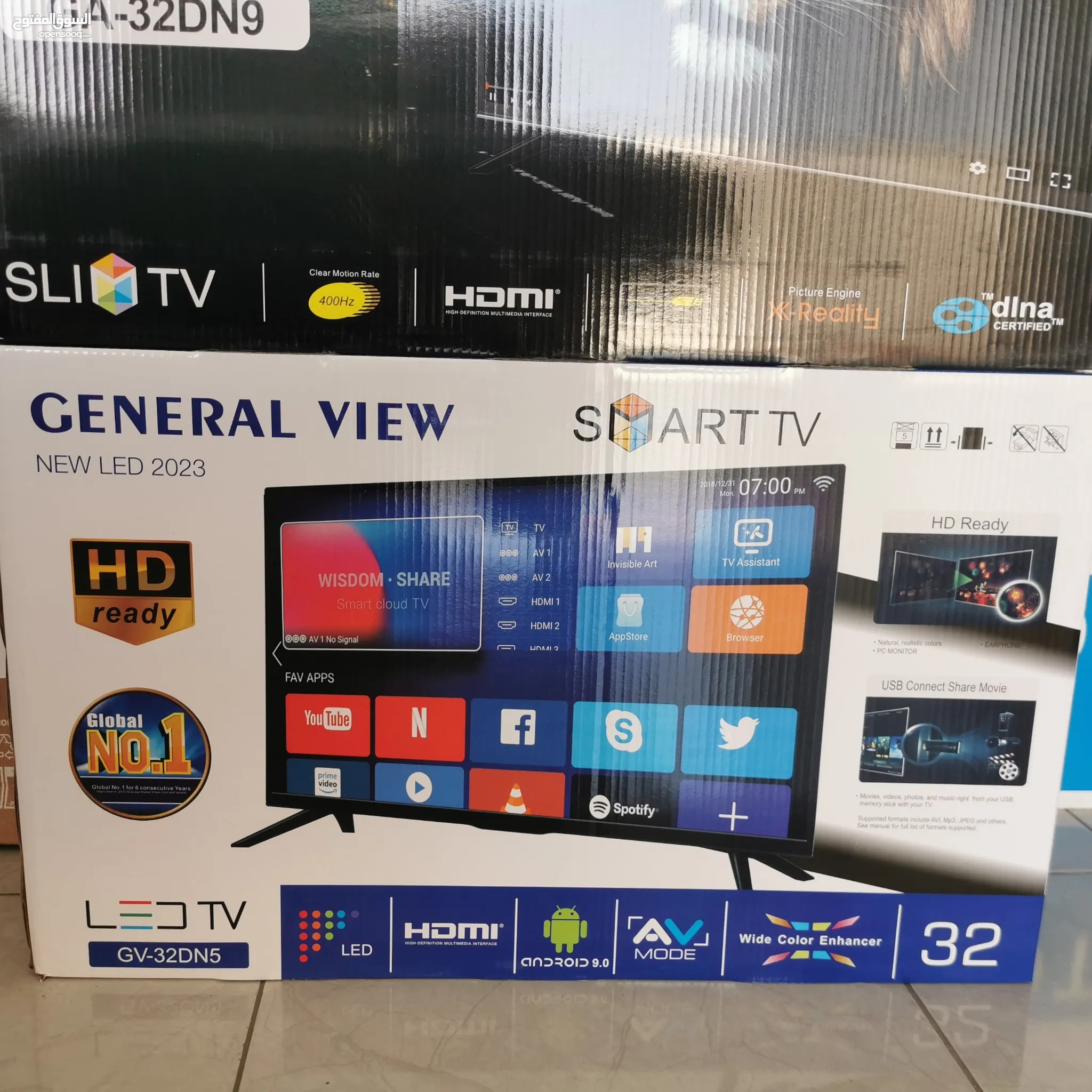 شاشات وتلفزيونات جنرال فيو سمارت للبيع في الأردن | السوق المفتوح