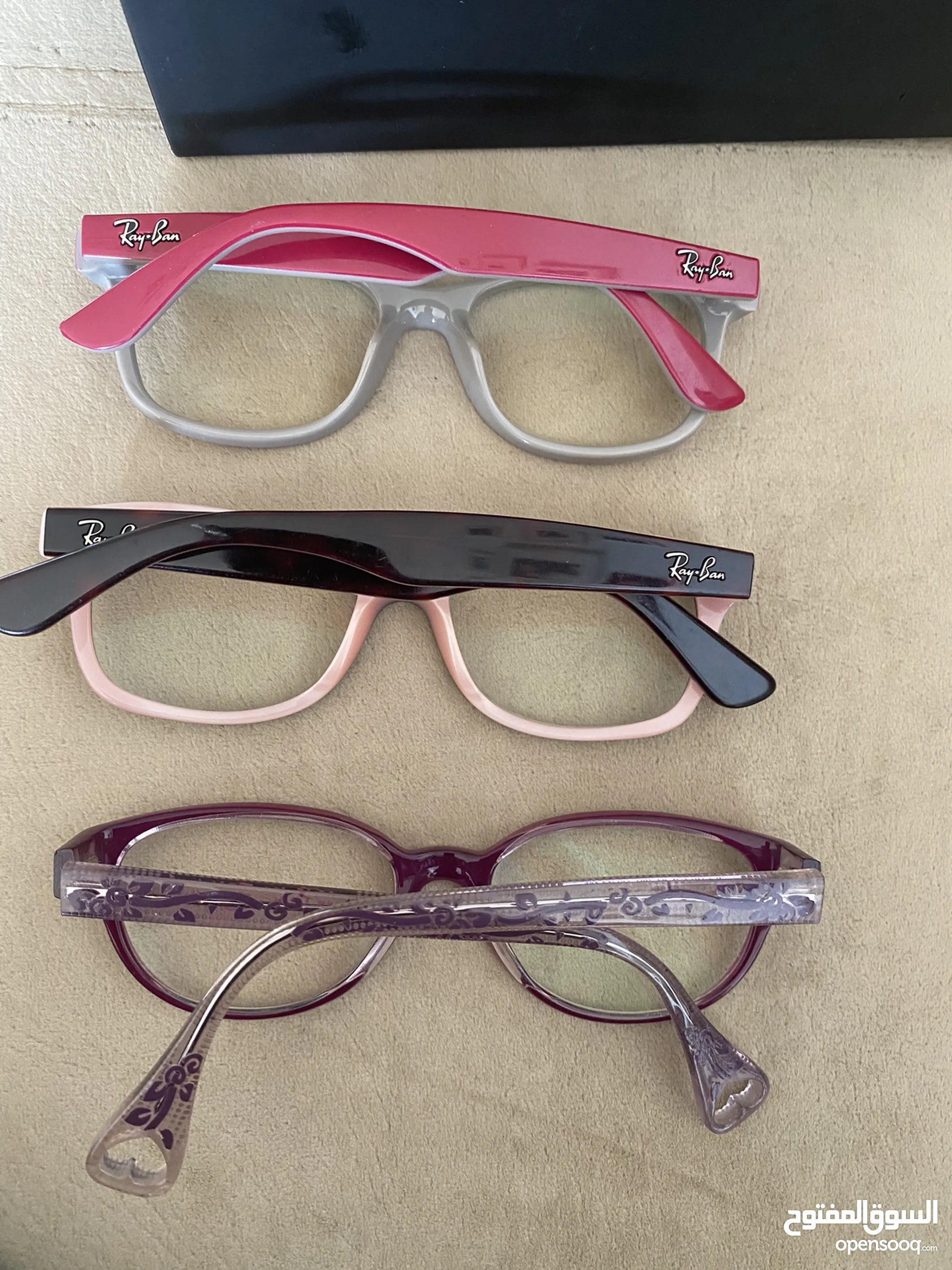 نظارات رجالية للبيع في الأردن : شمسية : طبية : نظارات شفافة : ريبان على  السوق المفتوح