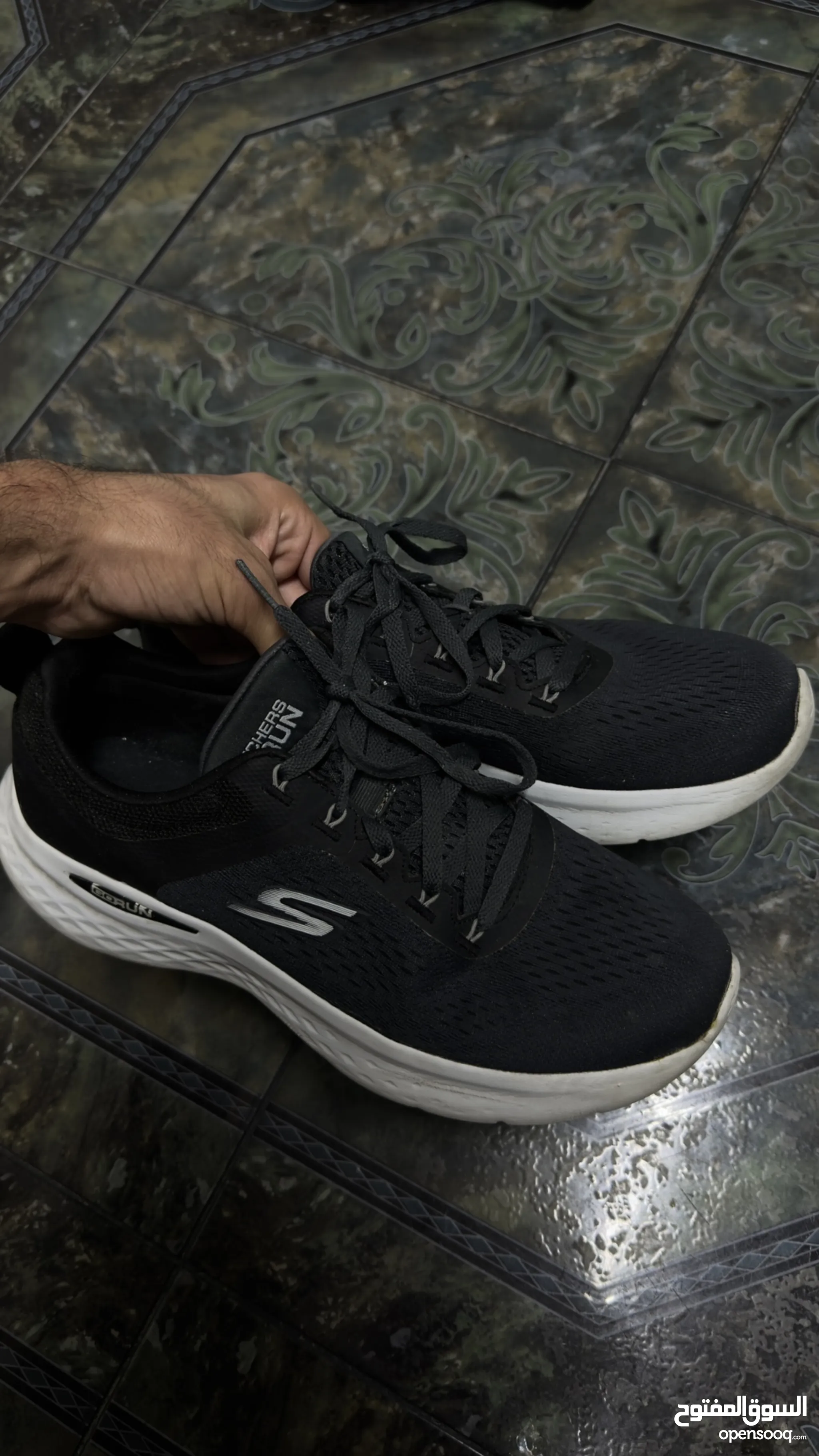 Sale Skechers Skechers Black Status Rolano Shoe Best Shoes