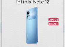Infinix Note 12/RAM 8/256 GB (كفالة الوكيل الرسمي)