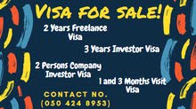 2 Years Freelance Visa for Sale! 2 Years Freelance Visa for Sale!