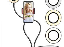 Support Cell Phone flexible avec selfie - Ring Light for Live Stream