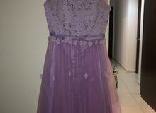 Purple Bright Dress فستان بنفسجي برّاق