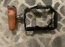 Smallrig cage for a7s3 and wooden handle