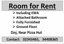 Fully furnished ground floor sharing room.