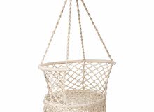 Hammock Chair Macrame Swing Chair Ideal for Indoor and Outdoor Use (Off White color) Hammock Chair Macrame Swing Chair Ideal for Indoor and Outdoor Use (Off White color)
